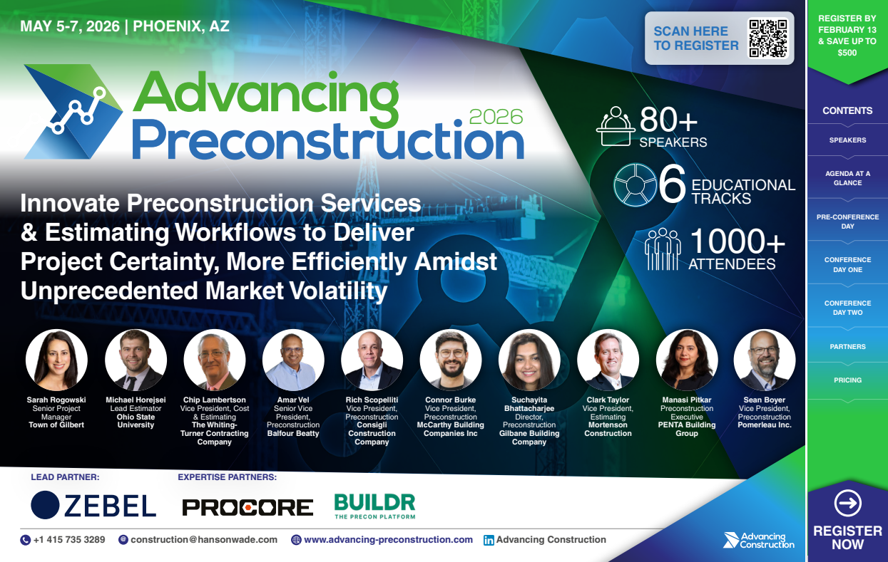 Advancing Preconstruction 2026 Event Guide Cover Image